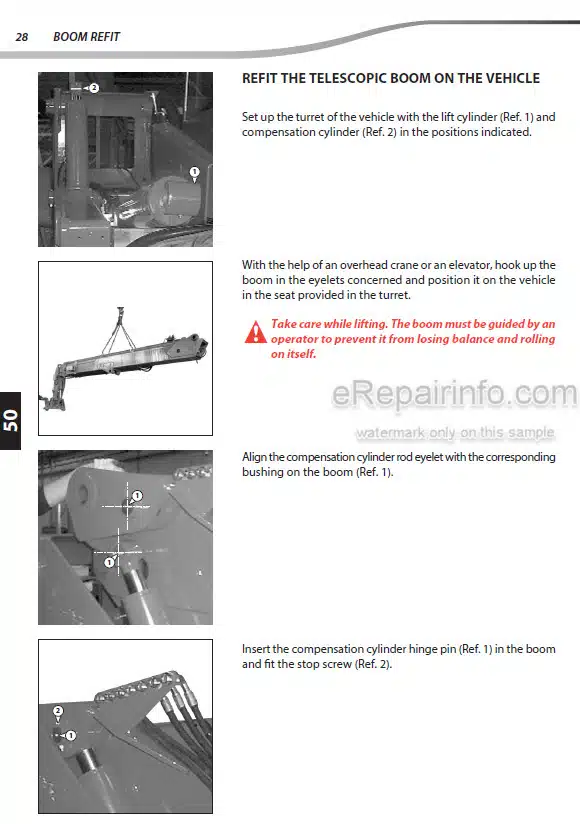 Photo 1 - Manitou MRT2150 Plus ST4 S2 To MRT-X2550 Plus ST3A S2 Repair Manual Telehandler 647586EN