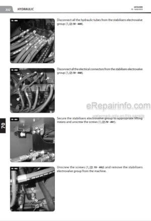Photo 6 - Manitou MRT3050 MRT-X3050 Privilege ST3A Repair Manual Telehandler 647396EN