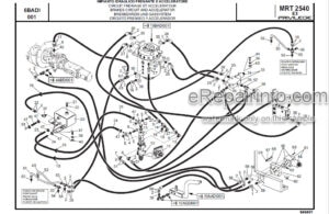 Photo 2 - Manitou MRT2540 M Series E3 Privilege Parts Manual Telehandler 648401