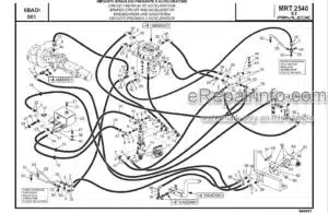 Photo 9 - Manitou MRT2540 M Series E3 Privilege Parts Manual Telehandler 648401