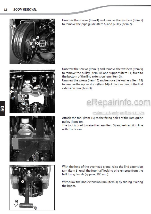 Photo 1 - Manitou MRT3050 Privilege E3 MRT-X3050 Privilege Repair Manual Telehandler 647396EN