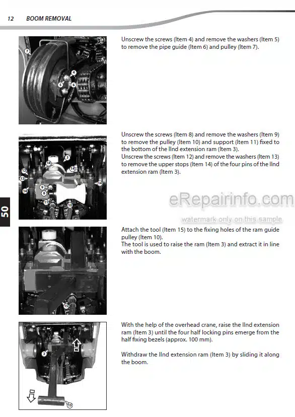 Photo 1 - Manitou MRT3050 Privilege E3 MRT-X3050 Privilege Repair Manual Telehandler 647396EN