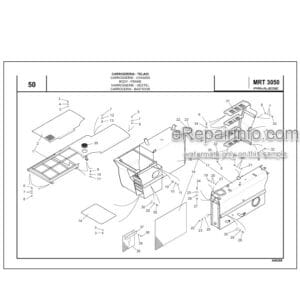 Photo 5 - Manitou MRT3255 MRT-X3255 Privilege Plus Genuine Parts Catalog Telehandler 648875