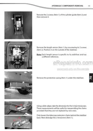 Photo 6 - Manitou MT420H 49K ST3A S1 MT425H TI 49K ST3A S1 Repair Manual Telehandler 647632EN