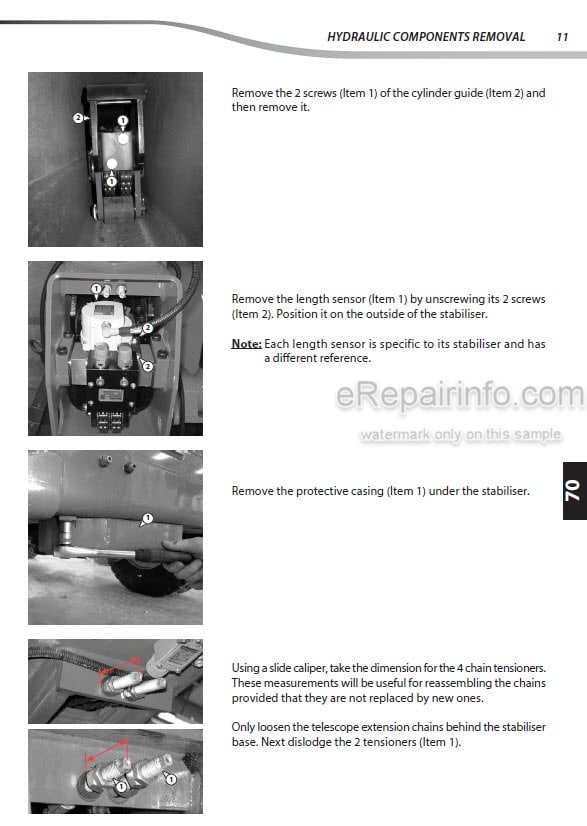 Photo 1 - Manitou MRT32500 Privilege Plus ST4 T4 F MRT-X3255 Privilege Plus ST3A Repair Manual Telehandler 647488EN