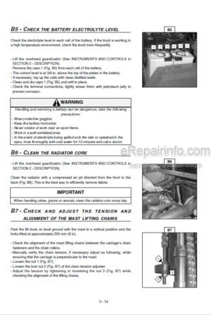 Photo 5 - Manitou MSI20D To MSI30D Buggie Operators Manual Forklift 547041EN SN2