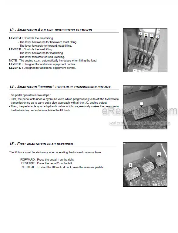 Photo 1 - Manitou MSI20D To MSI30D Buggie Operators Manual Forklift 547041EN SN2