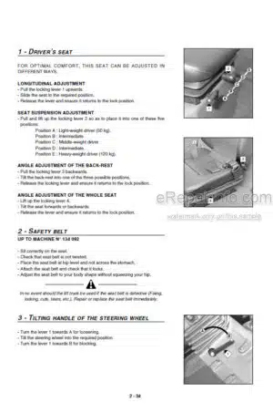 Photo 5 - Manitou MSI30 LPG Series 2 E Operators Manual Forklift 547922AS
