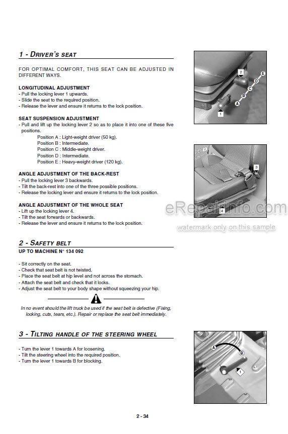Photo 1 - Manitou MSI20D To MSI30D Buggie Operators Manual Forklift 547827EN SN3