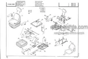 Photo 5 - Manitou MSI25D MSI30D Buggie TI MSI25D TI MSI30D TI Genuine Parts Catalog Forklift 547041