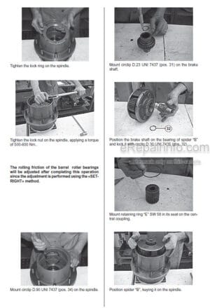 Photo 12 - Manitou MSI20D To MSI35 Turbo Bugie Serie 1 E2 Serie 2 E2 Repair Manual Forklift
