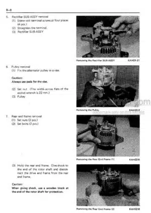 Photo 6 - Manitou MSI20D To MSI35 Turbo Bugie Serie 1 E2 Serie 2 E2 Repair Manual Forklift