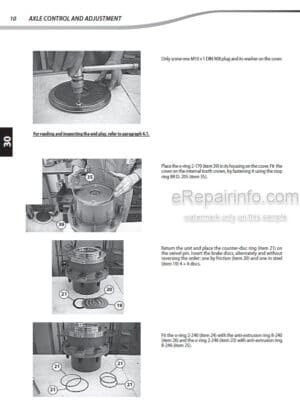 Photo 10 - Manitou MSI20T To MH25T Buggie Repair Manual Forklift