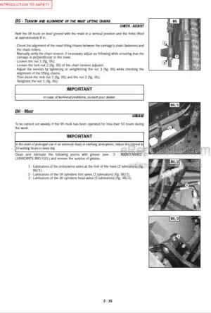 Photo 4 - Manitou MSI30D To MH25-4 TI Series 1 2 E2 Operators Manual Forklift 547876AS