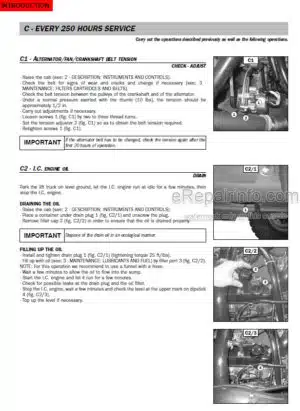 Photo 5 - Manitou MSI30D MH25-4 Turbo Series 2 E3 Operators Manual Forklift 647000AS