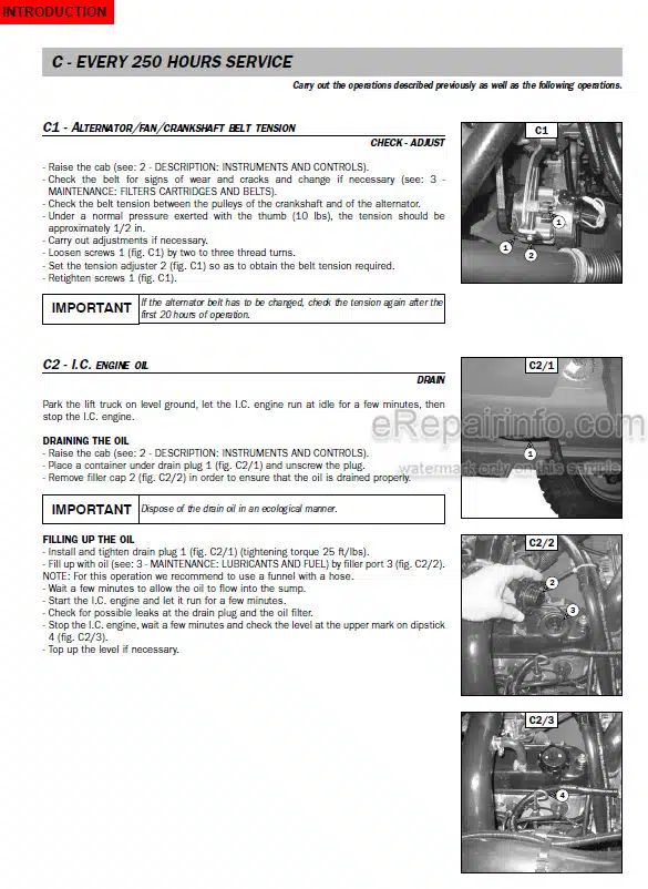 Photo 1 - Manitou MSI30 LPG Series 2 E Operators Manual Forklift 547922AS