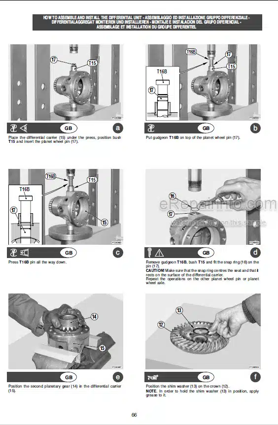Photo 1 - Manitou MSI40H MSI50H Serie 1 E2 Repair Manual Forklift 73191