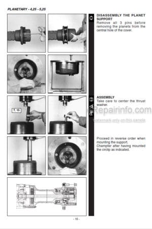 Photo 3 - Manitou MSI40 MSI50 Repair Manual Forklift 547783EN