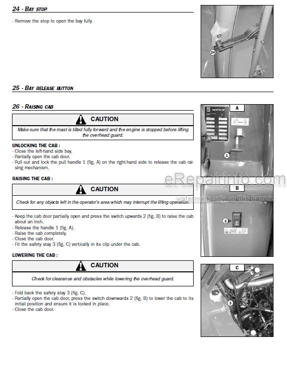Photo 1 - Manitou MSI50H Series 1 E2 Operators Manual Forklift 547886ASD