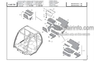 Photo 5 - Manitou MT732 MT932 ST3B Genuine Parts Catalog Telehandler 647449
