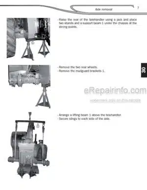 Photo 12 - Manitou MT-X1030ST Repair Manual Telehandler