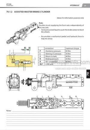 Photo 6 - Manitou MT-X1440-100P ST3A S2 To MT-X1840A-100P ST3A S2 Repair Manual Telehandler 647793EN