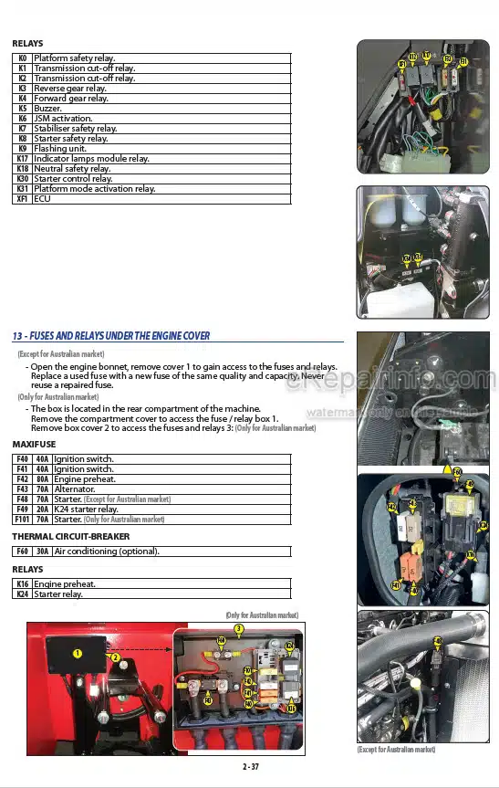 Photo 1 - Manitou MT-X1033 ST S1 AWP Mining Operators Manual Telehandler 649190EN
