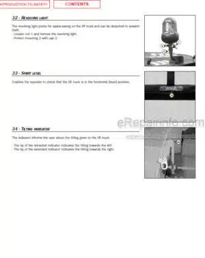 Photo 5 - Manitou MT1155 Operators Service Manual Telehandler 813256