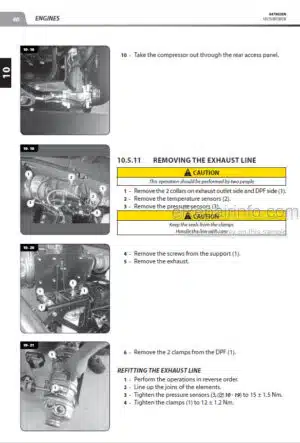 Photo 7 - Manitou MT835 ST3B To MT1335HA ST3B Repair Manual Telehandler 647075EN