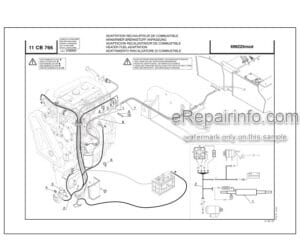 Photo 1 - Manitou MT1235S S3 E2 Genuine Parts Catalog Telehandler 547848