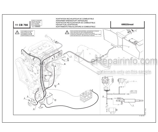 Photo 1 - Manitou MT1235S S3 E2 Genuine Parts Catalog Telehandler 547848