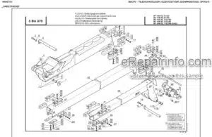 Photo 6 - Manitou MT1330 MT1337 MT1637 SL Series 1 Turbo Mono Ultra Orch Parts Catalog Telehandler 547049