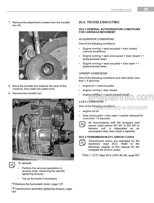 Photo 1 - Manitou MT1440 Easy 75D ST5 S1 To MT1840HA 10D ST5 S1 Repair Manual Telehandler 6647793EN