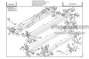 Photo 5 - Manitou MT1645H Turbo Parts Manual Telehandler 547784