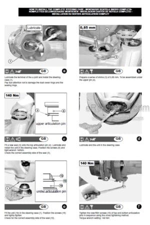 Photo 6 - Manitou MT3050 Repair Manual Telehandler