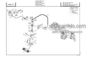 Photo 1 - Manitou MT523 MLT523T Mono Ultra Series B E2 Parts Manual Telehandler 547896