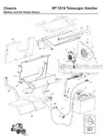 Photo 2 - Manitou MT5519 Parts Manual Telescopic Handler 50960057 With SN