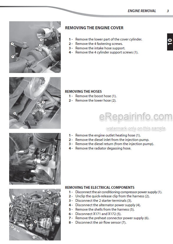 Photo 1 - Manitou MT625H 75K ST5 S1 To MLT-X625H 75K ST3A S2 Repair Manual Telehandler 647745EN