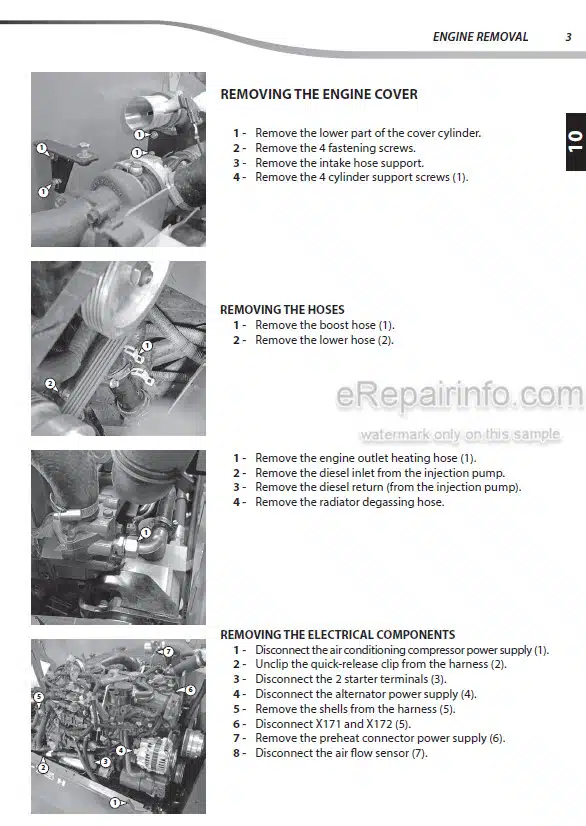 Photo 1 - Manitou MT625H 75K ST5 S1 To MLT-X625H 75K ST3A S2 Repair Manual Telehandler 647745EN