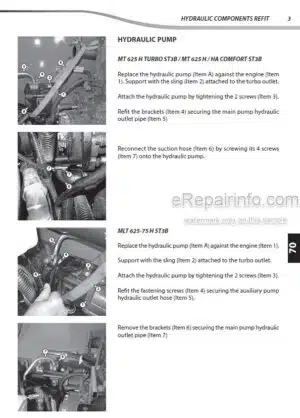 Photo 5 - Manitou MT6034 MT6642 MT8044 Operators And Parts Manual Radio Remote Control Boom System 809767D