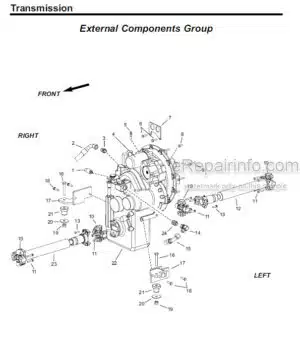 Photo 9 - Manitou MT6642T MT6642XT MT8044XT Parts Manual Telehandler 805931