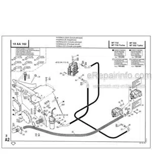 Photo 3 - Manitou MT732 MT932 Turbo Genuine Parts Catalog Telehandler 547766