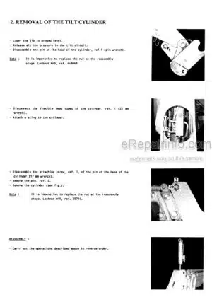 Photo 6 - Manitou MT835 ST3B To MT1335HA ST3B Repair Manual Telehandler 647075EN