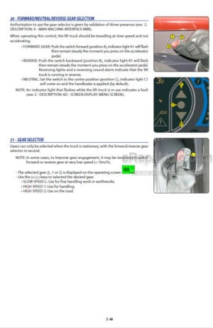 Photo 5 - Manitou MT940L-TW 120LS Series 2 Operators Service Manual Telehandler 547751AS