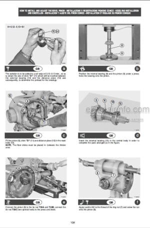 Photo 7 - Manitou MT835 Repair Manual Telehandler