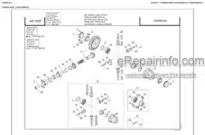 Photo 2 - Manitou MT835 ST3B Genuine Parts Catalog Telehandler 647104