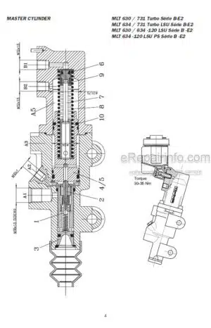 Photo 7 - Manitou Series ML MLT MT Repair Manual Telehandler