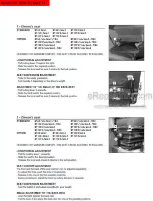 Photo 2 - Manitou MT940L-TW 120LS Series 2 Operators Service Manual Telehandler 547751AS
