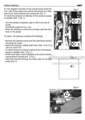 Photo 7 - Manitou MVT730C MVT929C 100D ST3B S1 S2 Repair Manual Telehandler 647589EN