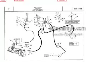 Photo 6 - Manitou MVT935 Turbo Comfort Line MOT 1004 4 Genuine Parts Catalog Telehandler 547245